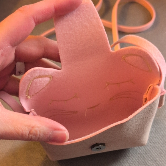 Cute Cat Little Girls Purse - Picture 8 of 9